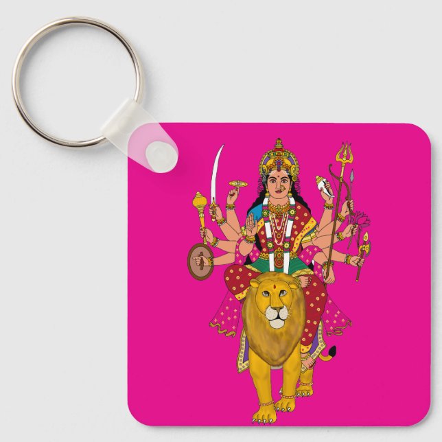 Chaveiro Pulseira da Deusa Durga (Frente)