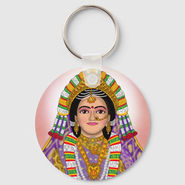 Chaveiro Pulseira da Deusa Radha (Frente)