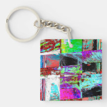 Pulseira de Acrílico – Grade Abstrata