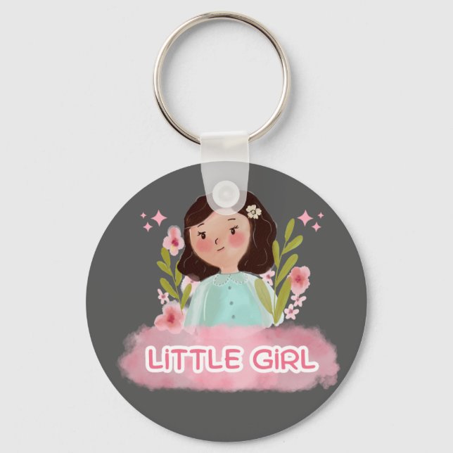 Chaveiro Pulseira de alumínio para meninas (Frente)