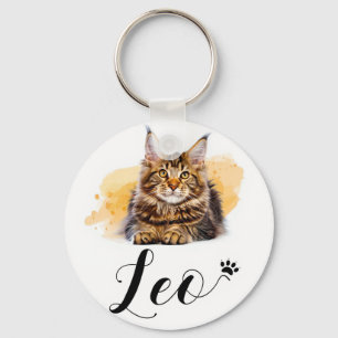 Chaveiro Pulseira de Amante de Gatos Engraçados – Presente