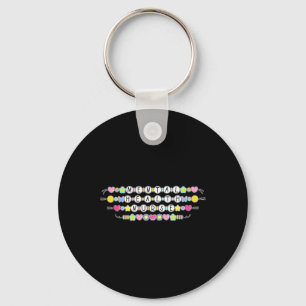 Chaveiro Pulseira de Amizade de Enfermeira de Saúde Mental 