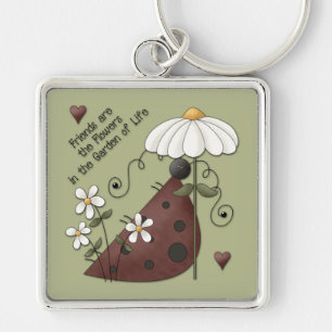 Chaveiro Pulseira de Amizade e Amor de Joaninha