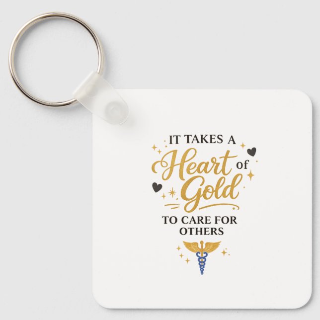 Chaveiro Pulseira de Apreciação para Presente de Médico (Frente)