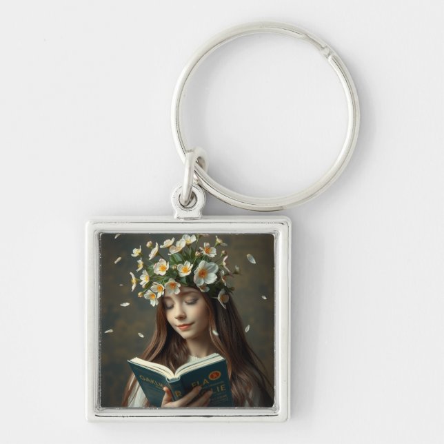Chaveiro Pulseira de Aprendizado em Flor (Frente)