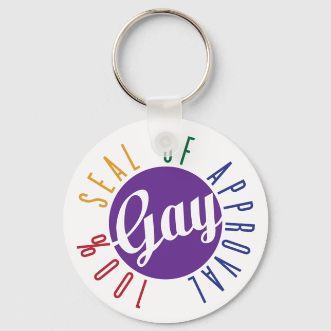 Chaveiro Pulseira de Aprovação Gay (Frente)