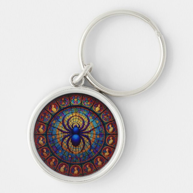 Chaveiro Pulseira de Aranha Mosaico (Frente)