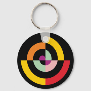 Chaveiro Pulseira de Arte Abstrata