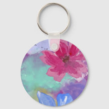 Pulseira de Arte Floral Colorida