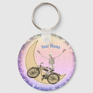 Chaveiro Pulseira de bicicleta com esqueleto