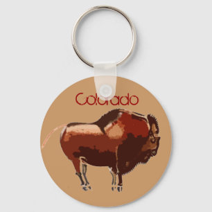 Chaveiro Pulseira de Bisão Pintado do Colorado