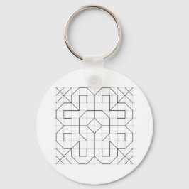 Chaveiro Pulseira de blackwork