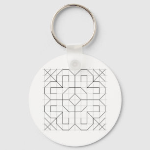 Chaveiro Pulseira de blackwork