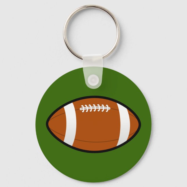 Chaveiro Pulseira de Bola de Rugby (Frente)