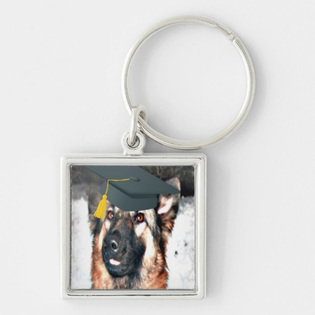 Chaveiro Pulseira de Cachorro Alemão Graduado (Frente)