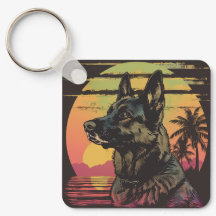 Pulseira de Cachorro Alemão Retro