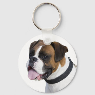 Chaveiro Pulseira de Cachorro Boxer Bebê