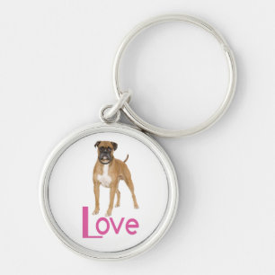 Chaveiro Pulseira de Cachorro Boxer Personalizada