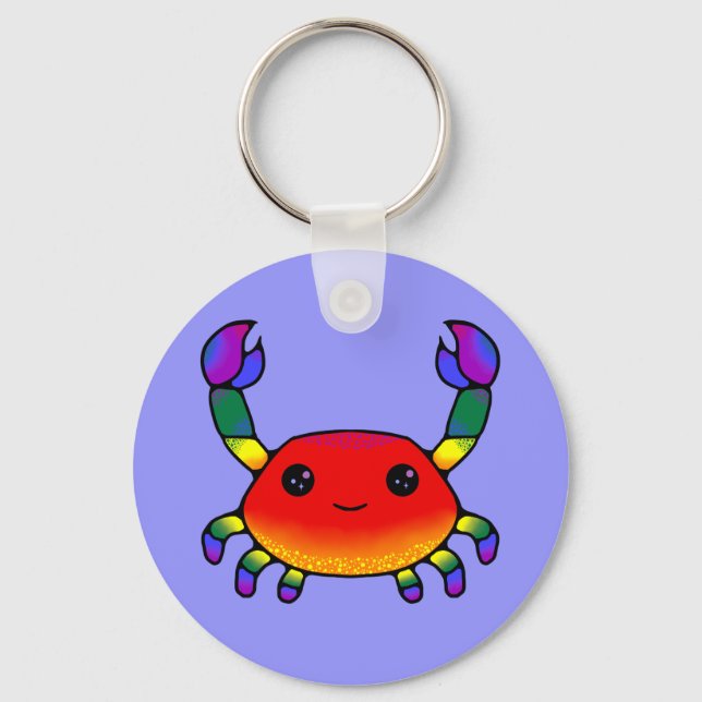 Chaveiro Pulseira de Caranguejo LGBT+ Orgulho (Frente)