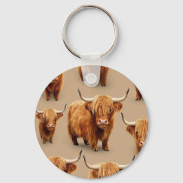 Chaveiro Pulseira de Casa de Fazenda com Vaca das Terras Al