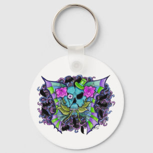 Chaveiro Pulseira de Caveira Alada Psyko-Daizie