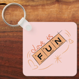 Chaveiro Pulseira de chave Amor é Divertido