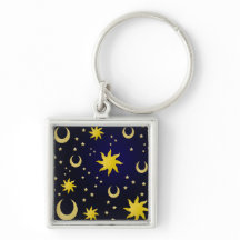 Pulseira de chave celestial escura
