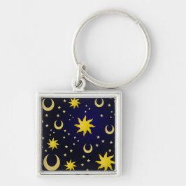 Chaveiro Pulseira de chave celestial escura