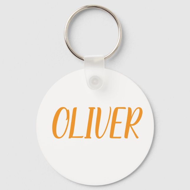 Chaveiro Pulseira de chave com anel de metal Oliver (Verso)