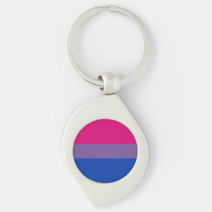 Chaveiro Pulseira de chave com bandeira da bissexualidade