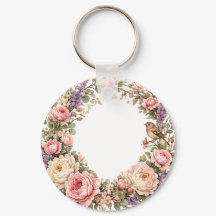 pulseira de chave com coroa de rosas