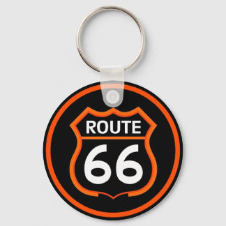 Chaveiro Pulseira de chave com escudo laranja e preto da Ro