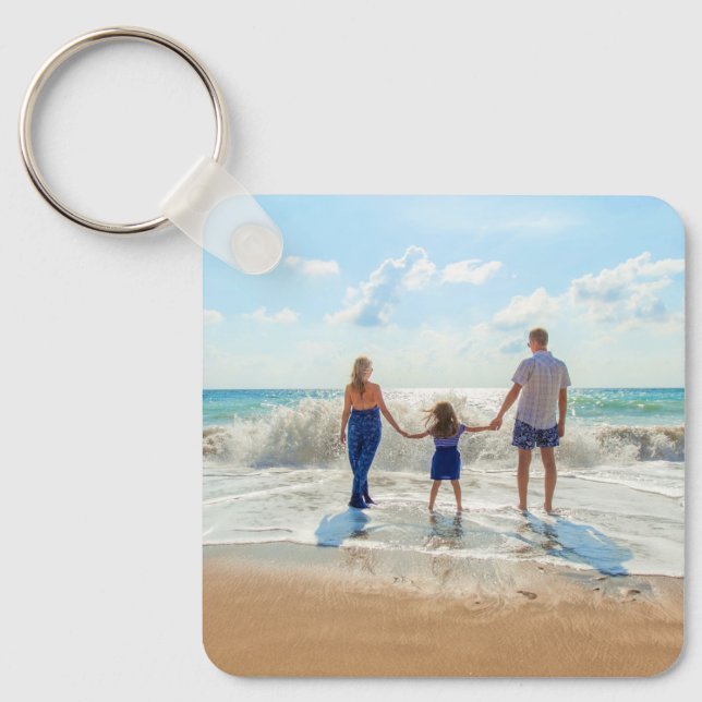 Chaveiro Pulseira de chave com foto personalizada (Frente)