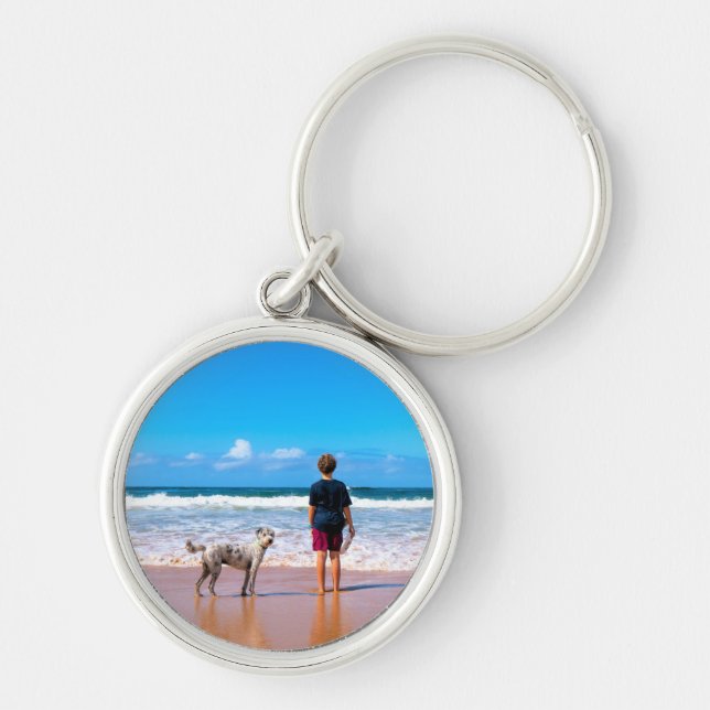 Chaveiro Pulseira de Chave com Foto Personalizada com Seus  (Frente)