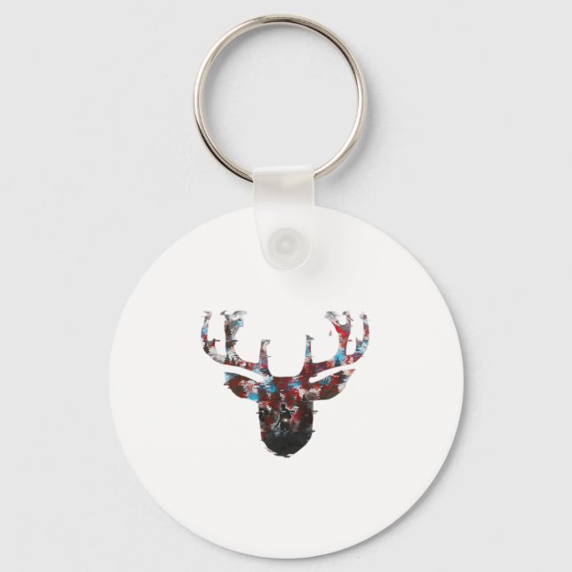 Chaveiro Pulseira de Chave Estilo Mínimo Oh Deer (Frente)