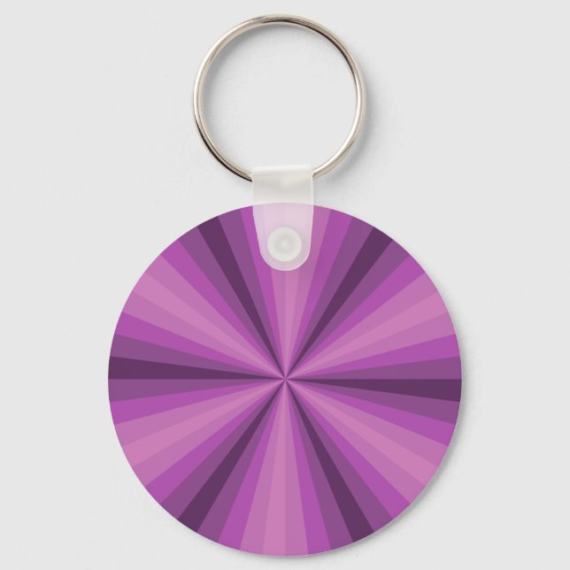 Chaveiro Pulseira de Chave Ilusão Óptica Roxa (Frente)