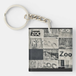 Chaveiro Pulseira de chave JackHoganArt B&W