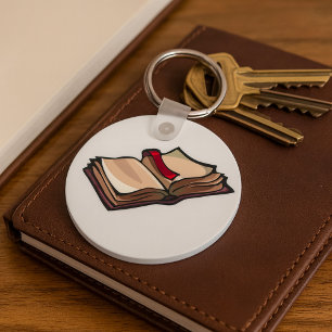 Chaveiro Pulseira de chave Livro Aberto