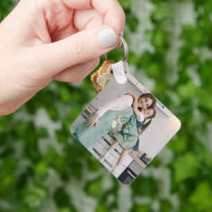 Chaveiro Pulseira de chave personalizada com foto, Dia das 