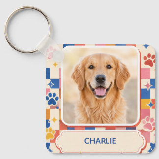 Chaveiro Pulseira de chave personalizada com foto e nome de