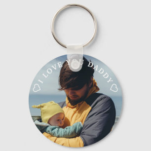 Chaveiro Pulseira de Chave Personalizada Papai, Eu Te Amo P