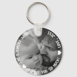 Chaveiro Pulseira de Chave Personalizada Papai, Eu Te Amo P