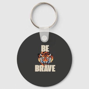 Chaveiro Pulseira de Chave Tigre Seja Corajoso Acessório