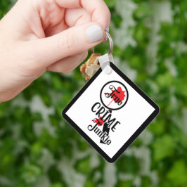 Chaveiro Pulseira de Chave True Crime Junkie