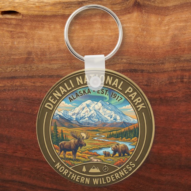 Chaveiro Pulseira de Chaves do Parque Nacional Denali – Vid (Frente)