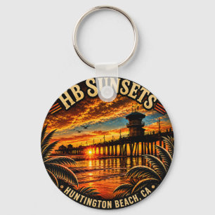 Chaveiro Pulseira de Chaves HB Sunsets - Huntington Beach,