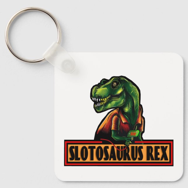 Chaveiro Pulseira de Chaves SJ Slotosaurus Rex (Frente)