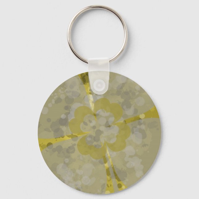 Chaveiro Pulseira de Clover Grunge Sujo (Frente)