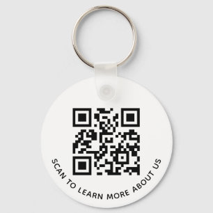 Chaveiro Pulseira de Código QR de Alumínio para Logotipo Co