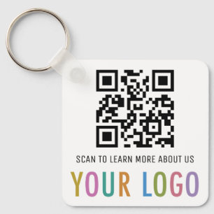 Chaveiro Pulseira de Código QR de Metal com Logotipo Empres